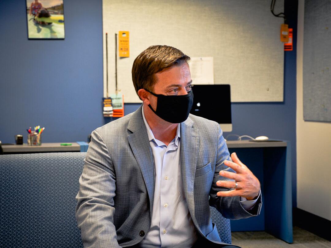 Gov. candidate Ben Salango visits The DA, discusses COVID-19, jobs, campaign